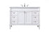 Elegant Lighting Bennett 48 Inch Single Bathroom Vanity in Black Model: VF31848BK
