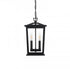Elegant Lighting Berks 7 inch Outdoor Pendant in Black Model: OD333H15BK