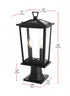 Elegant Lighting Berks 7 inch Outdoor Pendant in Black Model: OD333P20BK