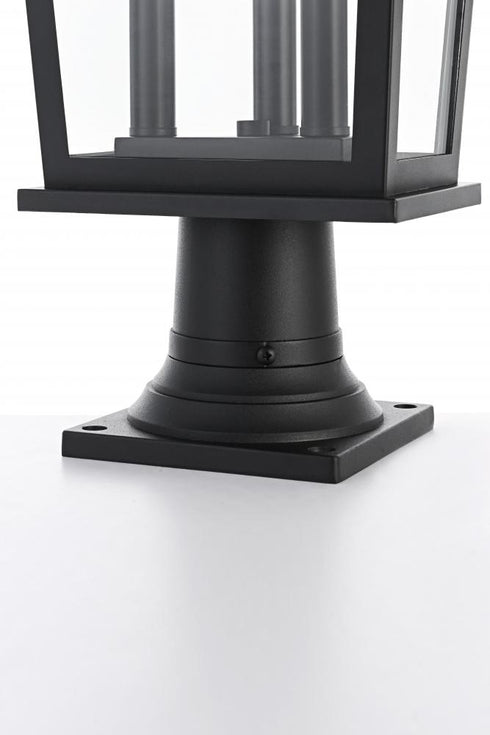Elegant Lighting Berks 7 inch Outdoor Pendant in Black Model: OD333P21BK