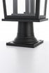 Elegant Lighting Berks 7 inch Outdoor Pendant in Black Model: OD333P21BK