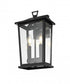 Elegant Lighting Berks 7 inch Outdoor Pendant in Black Model: OD333W15BK