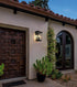 Elegant Lighting Berks 7 inch Outdoor Pendant in Black Model: OD333W16BK