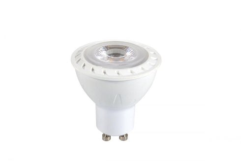 Elegant Lighting Berlin LED GU10 light bulb 5000K 35 degree CRI80 ETL 6.5W 80 Watt EQUIVALENT 25000HRS in Frosted White Finish Model: GU10LED103-6PK