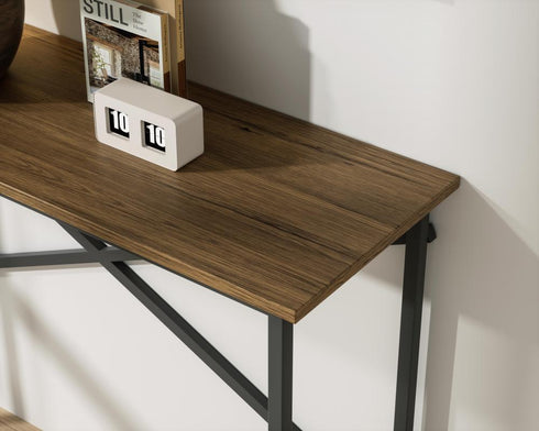 Elegant Lighting Billie 41 inch Console Table in Natural Driftwood Model: AF12141NAT