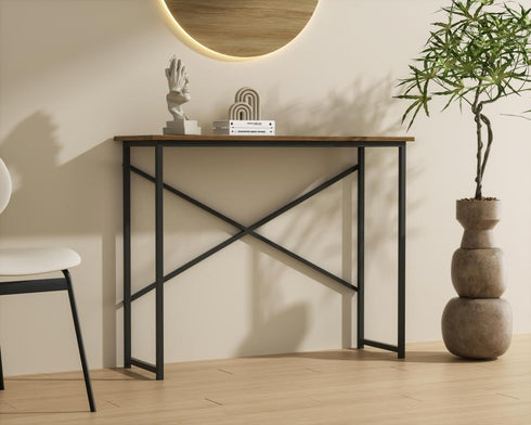 Elegant Lighting Billie 43 inch Console Table in Natural Driftwood Model: AF12043NAT