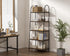 Elegant Lighting Billie 71 inch Shelving Unit in Natural Driftwood Model: AF12230NAT
