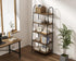 Elegant Lighting Billie 71 inch Shelving Unit in Natural Driftwood Model: AF12230NAT