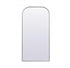 Elegant Lighting Blaire Metal Frame Arch Full Length Mirror 28x66 Inch in Black Model: MR1B2866BLK