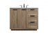 Elegant Lighting Blake 42 Inch Single Bathroom Vanity in Natural Oak Model: VF19442NT