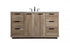 Elegant Lighting Blake 60 Inch Double Bathroom Vanity in Natural Oak Model: VF19460DNT