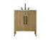 Elegant Lighting Blakely 30 inch Single Bathroom Vanity in Chocolate Oak Model: VF29630CO