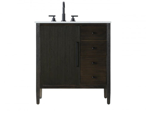 Elegant Lighting Blakely 32 inch Single Bathroom Vanity in Grey Model: VF29632GR