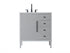 Elegant Lighting Blakely 32 inch Single Bathroom Vanity in Grey Model: VF29632GR