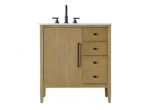 Elegant Lighting Blakely 32 inch Single Bathroom Vanity in Grey Model: VF29632GR