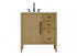 Elegant Lighting Blakely 32 inch Single Bathroom Vanity in Grey Model: VF29632GR