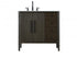 Elegant Lighting Blakely 36 inch Single Bathroom Vanity in Chocolate Oak Model: VF29636CO