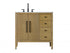 Elegant Lighting Blakely 36 inch Single Bathroom Vanity in Chocolate Oak Model: VF29636CO