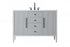 Elegant Lighting Blakely 48 inch Single Bathroom Vanity in Chocolate Oak Model: VF29648CO