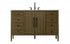 Elegant Lighting Blakely 54 inch Single Bathroom Vanity Inchocolate Oak Model: VF29654CO