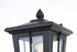 Elegant Lighting Bodine 7 inch Outdoor Pendant in Black Model: OD337P16BK