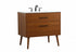 Elegant Lighting Boise 36 Inch Single Bathroom Vanity in Teak Model: VF41036MTK