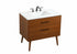 Elegant Lighting Boise 36 Inch Single Bathroom Vanity in Teak Model: VF41036MTK