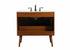 Elegant Lighting Boise 36 Inch Single Bathroom Vanity in Teak Model: VF41036MTK