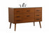 Elegant Lighting Boise 48 Inch Single Bathroom Vanity in Teak Model: VF41048MTK