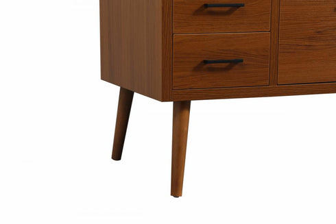 Elegant Lighting Boise 48 Inch Single Bathroom Vanity in Teak Model: VF41048MTK