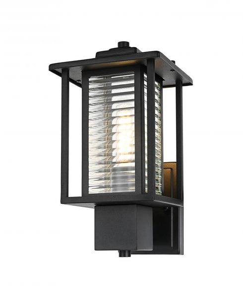 Elegant Lighting Bouvier 7 inch Outdoor Pendant in Black Model: OD344W14BK