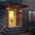Elegant Lighting Bouvier 7 inch Outdoor Pendant in Black Model: OD344W14BK