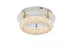 Elegant Lighting Bowen 14 Inch Adjustable LED Flush Mount in Chrome Model: 3800F14C