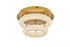 Elegant Lighting Bowen 18 Inch Adjustable LED Flush Mount in Chrome Model: 3800F18L2C