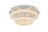 Elegant Lighting Bowen 26 Inch Adjustable LED Flush Mount in Chrome Model: 3800F26L2C