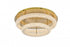 Elegant Lighting Bowen 29.5 inch LED Flush Mount in Chrome Model: 3800F30L2C