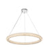 Elegant Lighting Bowen 32 Inch Adjustable LED Chandelier in Chrome Model: 3800D31C