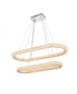 Elegant Lighting Bowen 42 Inch Adjustable LED Chandelier in Chrome Model: 3800G42L2C