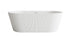 Elegant Lighting Bryant 67 inch Bathtub in Glossy White with Brushed Gold Trim Model: BT30767GW-BGD
