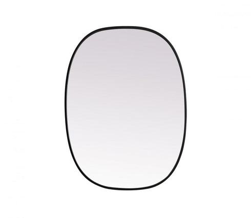 Elegant Lighting Brynn Metal Frame Oval Mirror 24x60 Inch in Silver Model: MR2B2460SIL