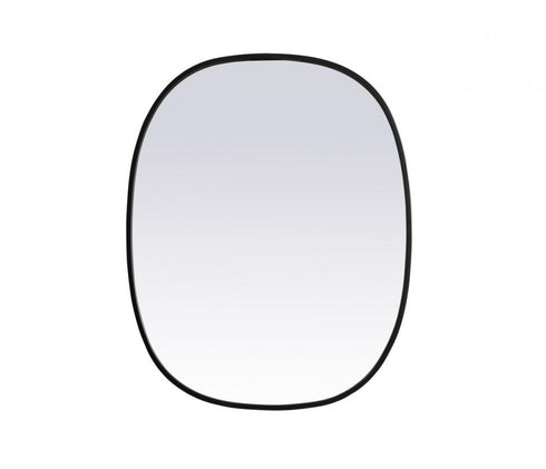 Elegant Lighting Brynn Metal Frame Oval Mirror 24x60 Inch in Silver Model: MR2B2460SIL
