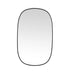 Elegant Lighting Brynn Metal Frame Oval Mirror 24x60 Inch in Silver Model: MR2B2460SIL