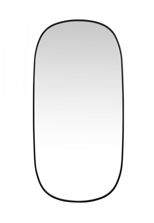 Elegant Lighting Brynn Metal Frame Oval Mirror 24x60 Inch in Silver Model: MR2B2460SIL
