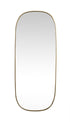 Elegant Lighting Brynn Metal Frame Oval Mirror 24x60 Inch in Silver Model: MR2B2460SIL