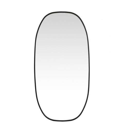 Elegant Lighting Brynn Metal Frame Oval Mirror 24x60 Inch in Silver Model: MR2B2460SIL