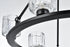 Elegant Lighting Cadence Pendant Light D26 Inch G9 Lt6 40 Watt Black in Black and Clear Finish Model: 5100D26BK
