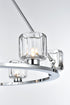 Elegant Lighting Cadence Pendant Light D26 Inch G9 Lt6 40 Watt Chrome in Chrome and Clear Finish Model: 5100D26C