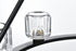 Elegant Lighting Cadence Pendant Light D32 Inch G9 Lt9 40 Watt Black in Black and Clear Finish Model: 5100D32BK