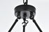 Elegant Lighting Cadence Pendant Light D36 Inch +48 Inch G9 Lt21 40 Watt Black in Black and Clear Finish Model: 5100L248BK