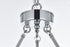 Elegant Lighting Cadence Pendant Light D48 Inch +36 Inch +26 Inch G9 Lt27 40 Watt Chrome in Chrome and Clear Finish Model: 5100L348C